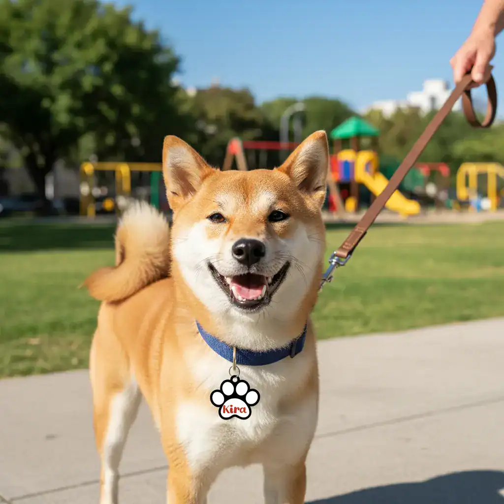 Collare tech per cani con nome Kira, ideale per sicurezza e stile.